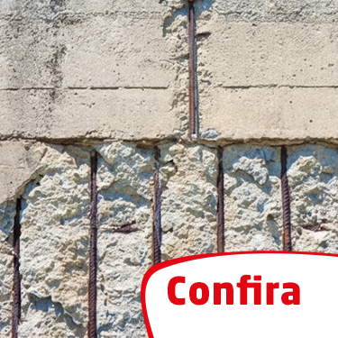 corrosão em armaduras de concreto